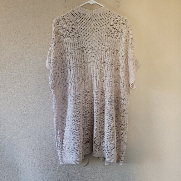 Croft & Barrow Long Cardigan Duster Size 2x Open Knit Coastal Beachy Classic Nwt - Picture 6 of 6